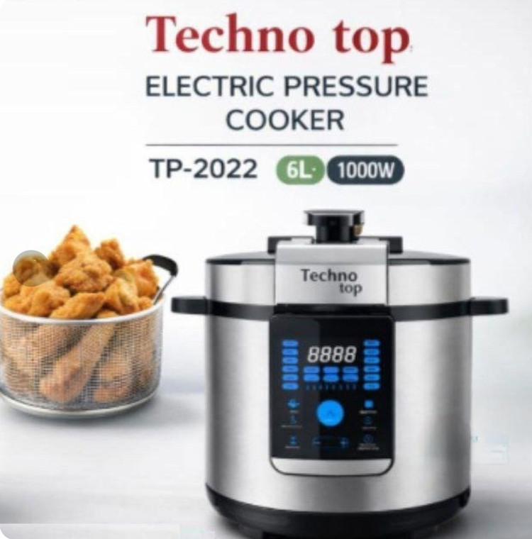 زودپز برقی برند تکنو ظرفیت 6 لیتر مدل Techno TP_2022