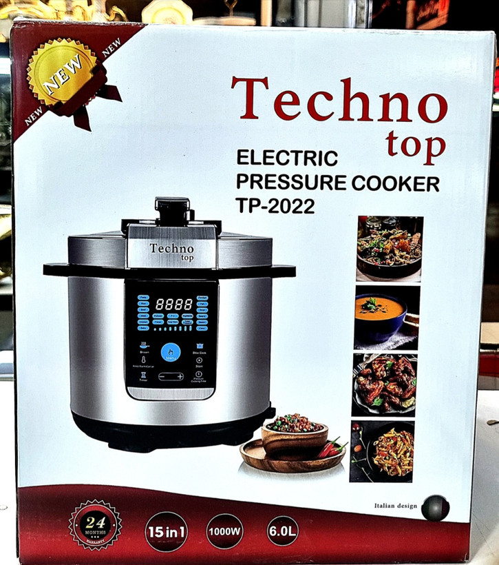 زودپز برقی برند تکنو ظرفیت 6 لیتر مدل Techno TP_2022
