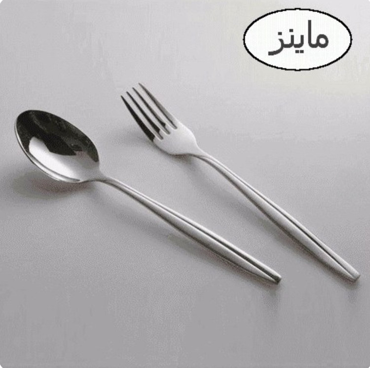 سرویس قاشق و چنگال مینیاتور ۱۲۸ پارچه ۲۴ نفر ضد زنگ با کیف سامسونت