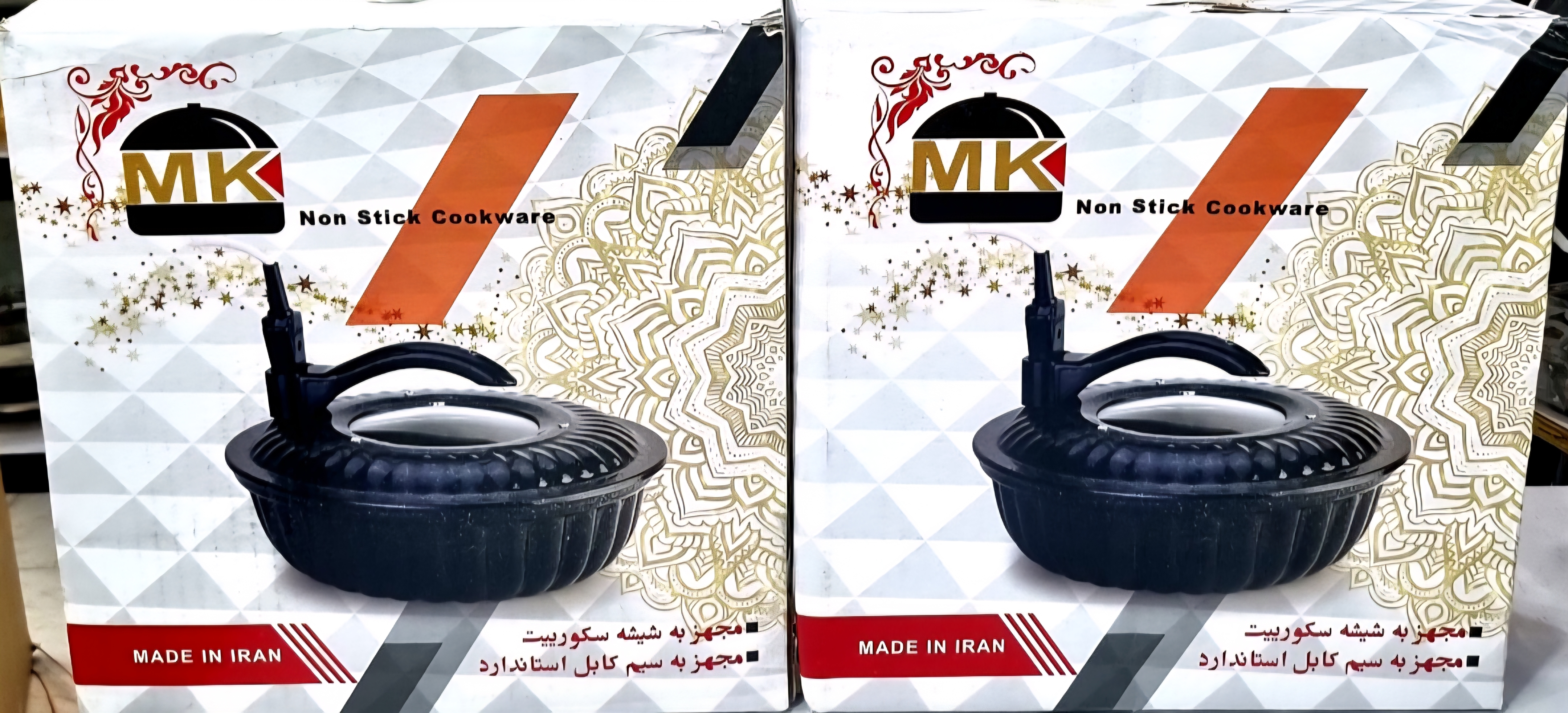 کیک پز برقی سه کاره MK با بدنه آلومینیوم