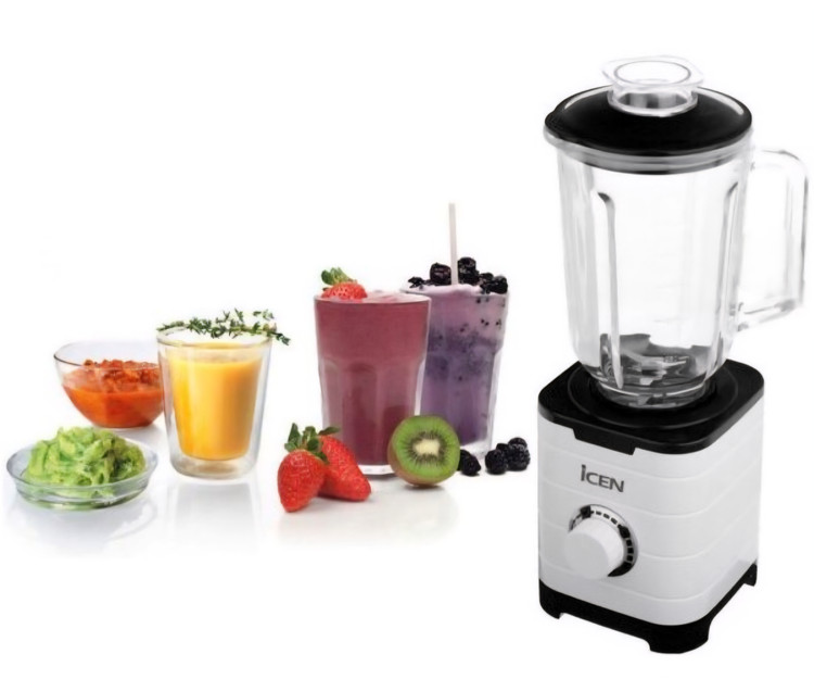 مخلوط کن آیسن مدل IE-B220 ظرفیت ۱.۵ لیتر با کاسه پیرکس