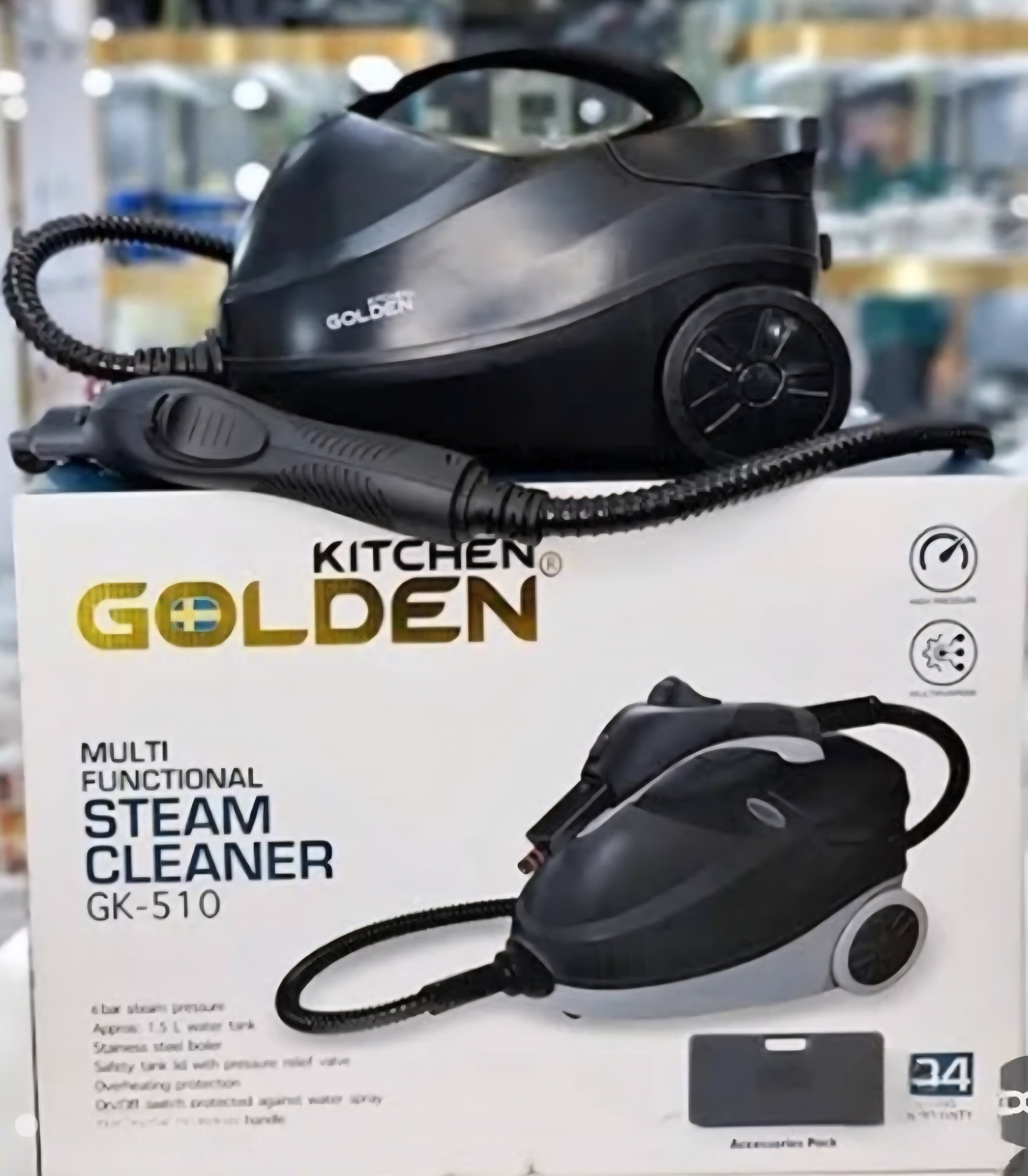 بخارشوی گلدن کیچن سوئد با کیف ابزار مدل GK-510
