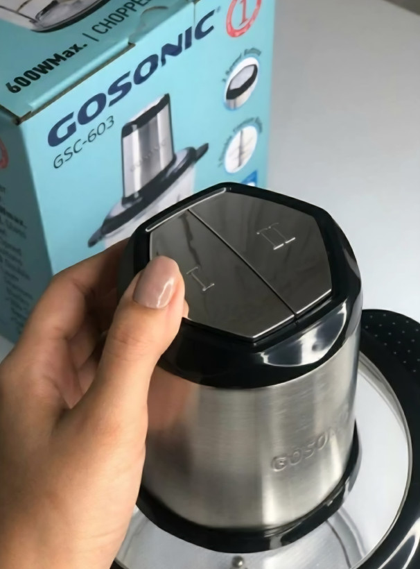 خردکن گوسونیک 6 تیغه 3.3لیتر 600وات مدل GSC-603