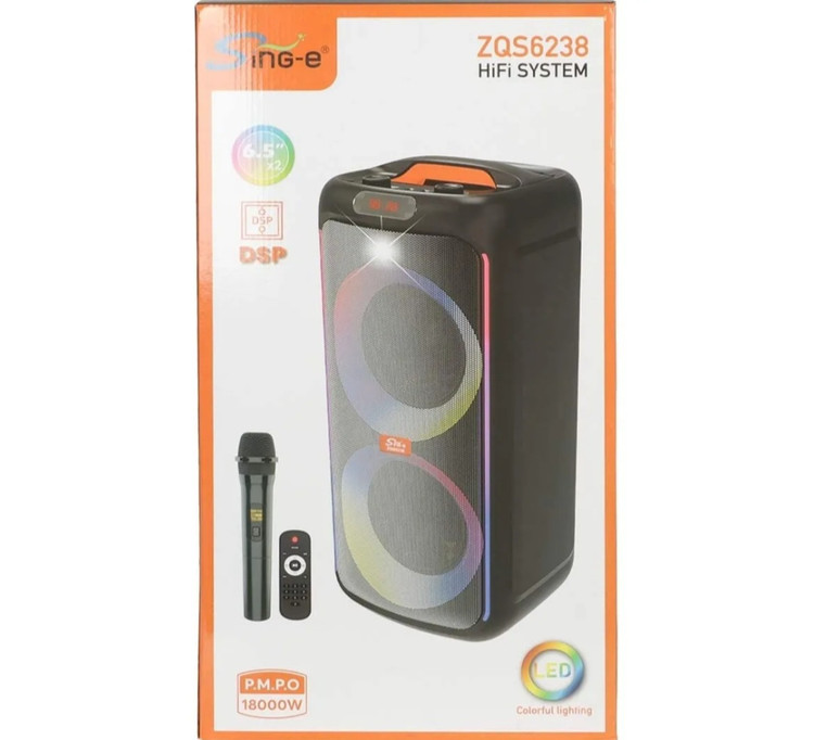 اسپیکر بی سیم سینگ ای مدل ZQS6238 ظرفیت ۲۰ وات