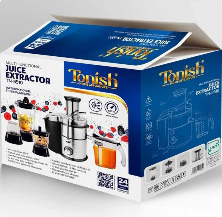 آبمیوه گیری تونیش مدل TN8510 ظرفیت ۰.۷ لیتر ۴ کاره