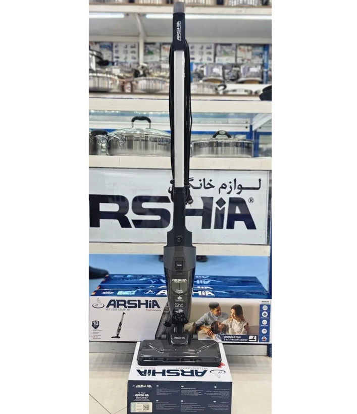 جاروبرقی ایستاده عرشیا مدل VC050-3724 با قدرت مکش ۱۰۰۰ وات