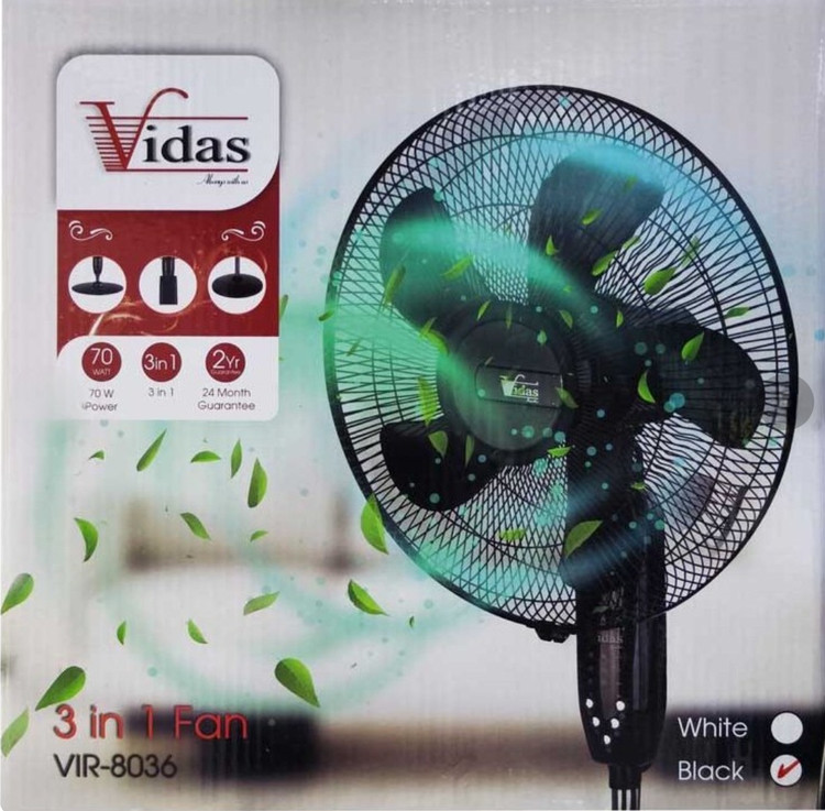پنکه ویداس مدل VIR-8036 سه منظوره با کنترل
